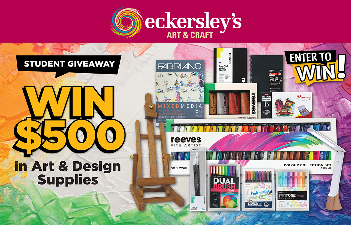 Enter for your chance to win an art & design prize pack valued at over $500!